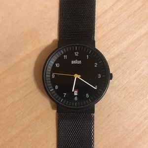 Braun watch - excellent condition. Stainless watch and band.